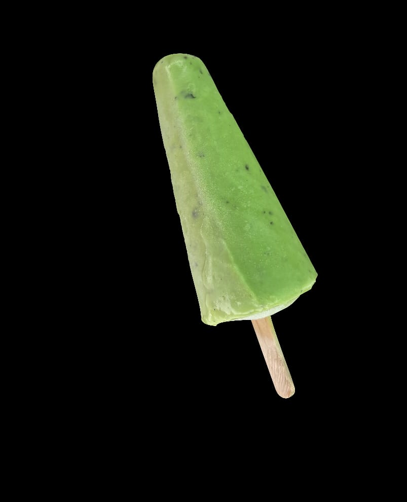 Guava kulfi slice with natural fruit flavor