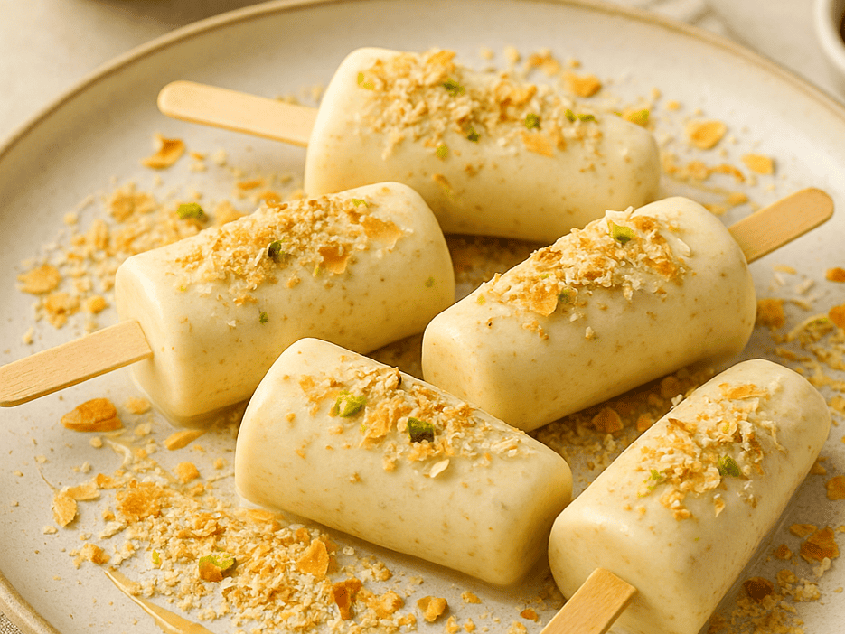 Pista kulfi – authentic kulfi with pistachio flavor